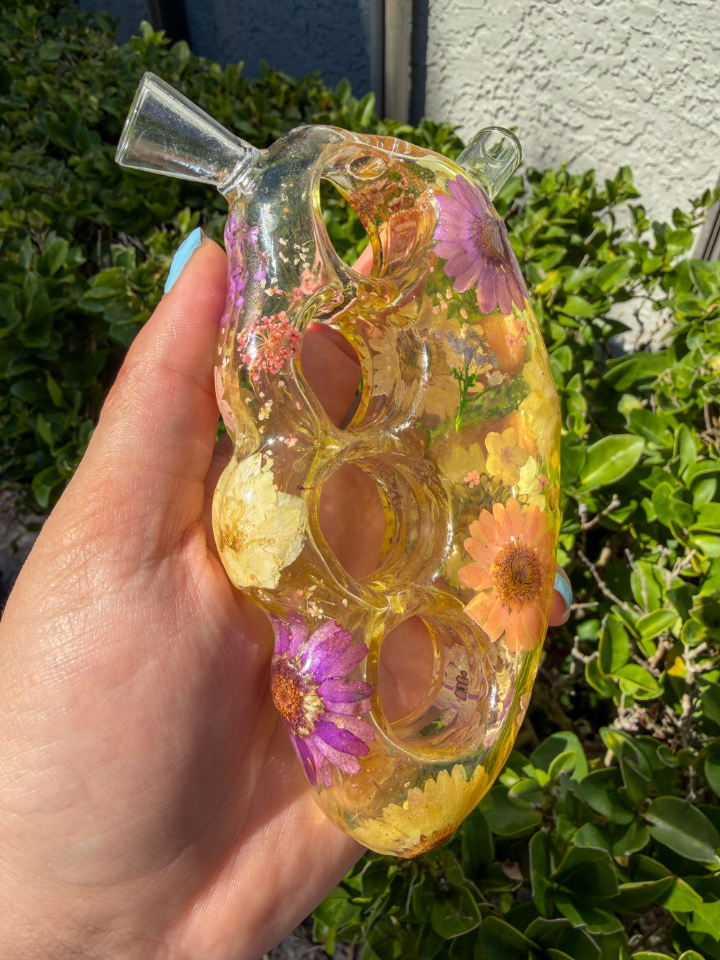 Pink and Purple Fantasy Grass Knuckles