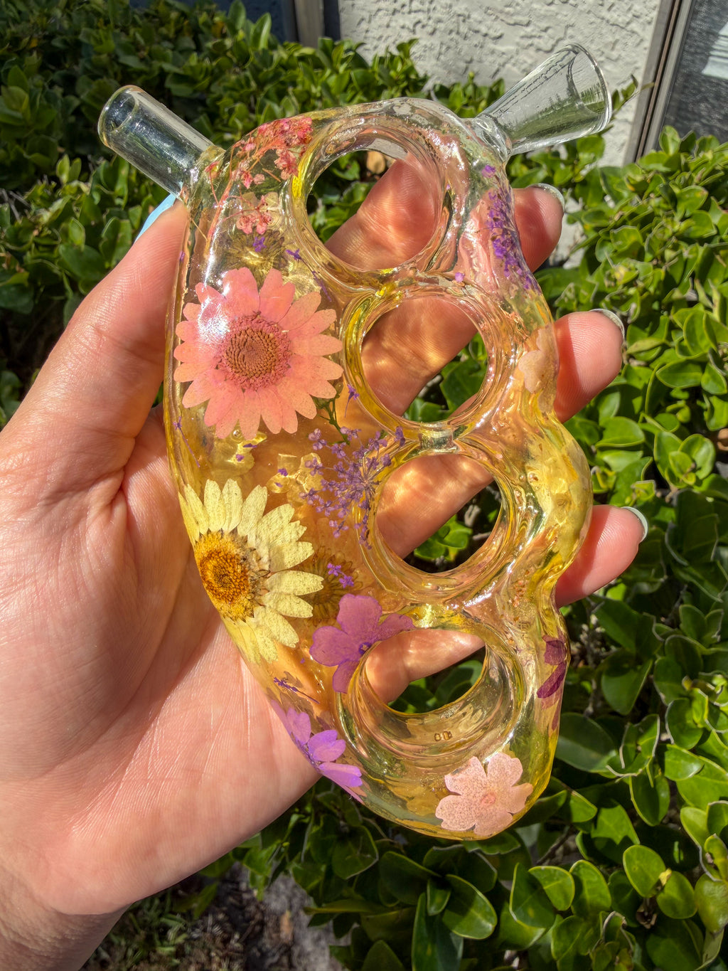 Pink and Purple Fantasy Grass Knuckles